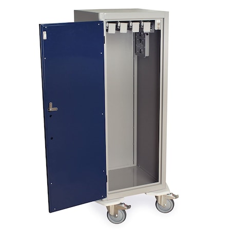 Harloff Tall Savary Dilator Storage Cart with Key Lock DSC24TK